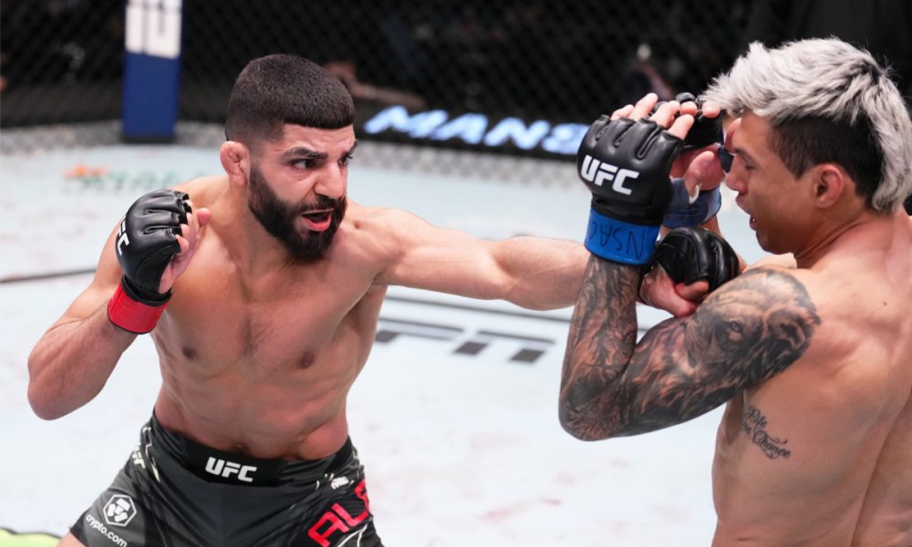 Alessandro Costa é nocauteado por Amir Albazi e estreia com derrota no UFC