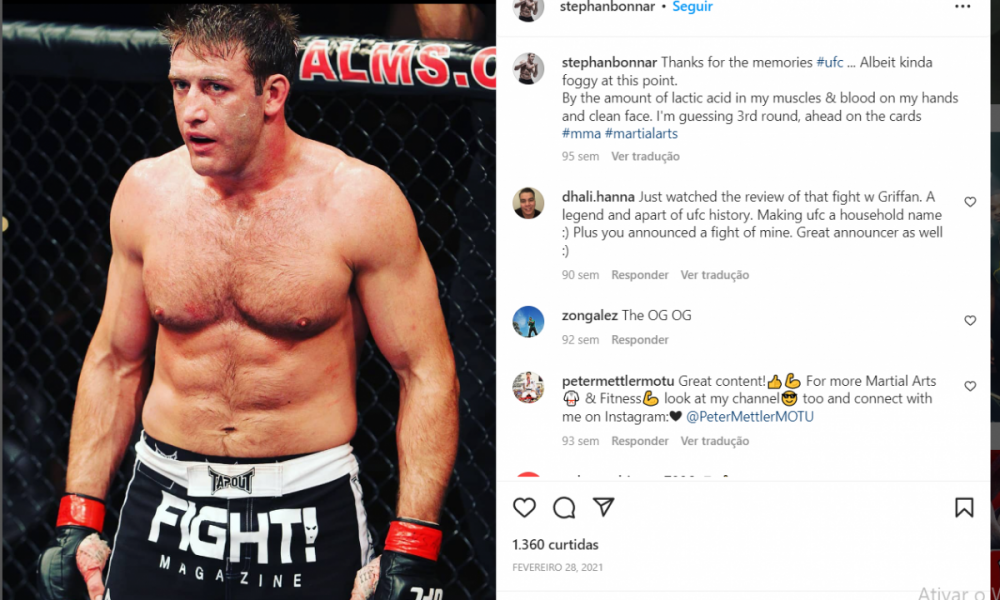 Luto! Comunidade do MMA lamenta morte de Stephan Bonnar