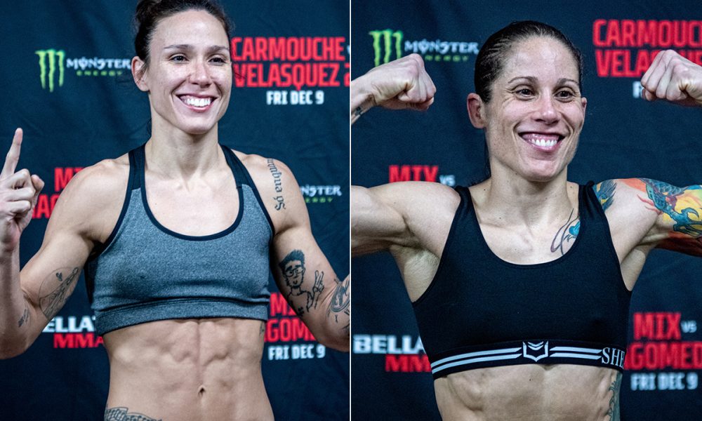 Juliana Velasquez e Liz Carmouche batem o peso e confirmam revanche no Bellator