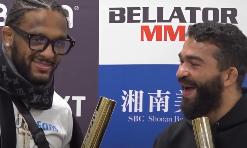 Clima de festa! Patrício Pitbull brinda com rival McKee após vitória no show Bellator vs Rizin