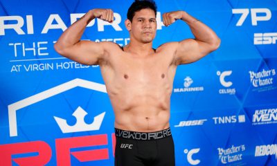 Ex-UFC, Cezar Mutante sobe na balança para confirmar sua participação no terceiro evento da PFL na temporada 2023.