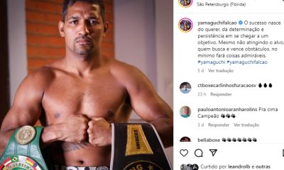 Medalhista olímpico, Yamaguchi Falcão encara David Morrell, em Las Vegas, pelo cinturão dos supermédios da WBA.