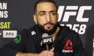 Atual número 4 do ranking, Belal Muhammad atende a imprensa durante media day do UFC 258