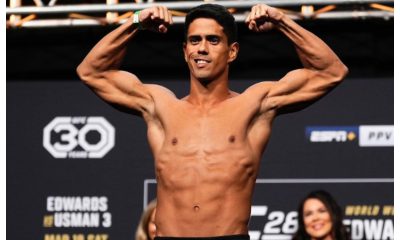 Jafel Filho bate o peso para sua estreia no UFC, contra Muhammad Mokaev.