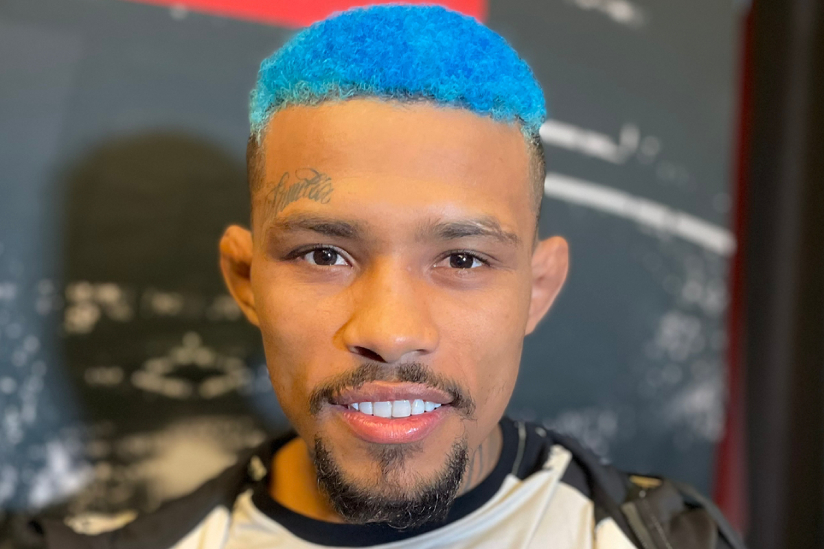 Mateus Bocão atende jornalistas no media day do UFC