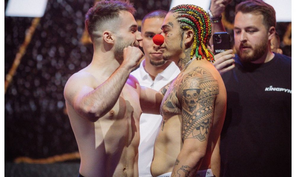 Whindersson Nunes encara rapper falastrão em estreia no torneio de boxe