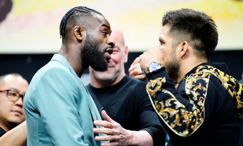 Aljamain Sterling e Henry Cejudo fazem última encarada antes de se enfrentarem no UFC 288.