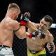 Douglas D'Silva aplica soco em Cody Stamann durante duelo no UFC Charlotte