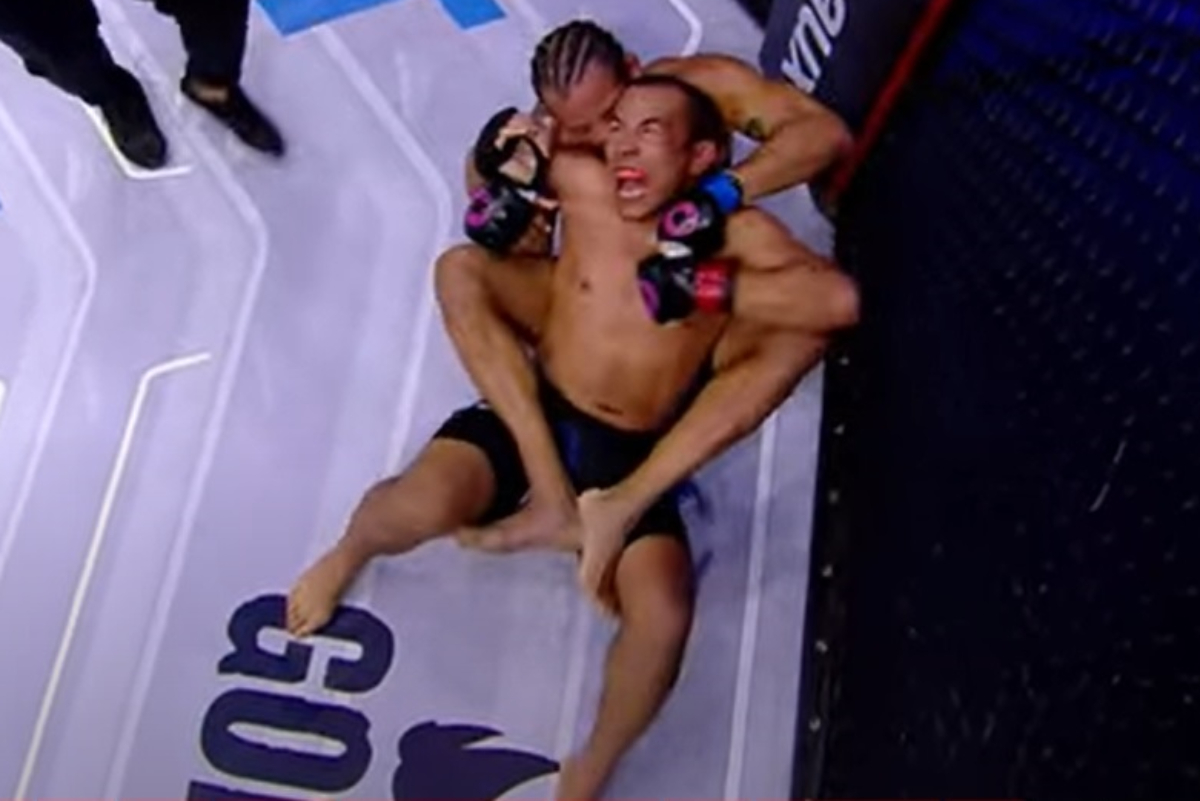 Thiago Oliveira protagoniza momento polêmico em luta de MMA