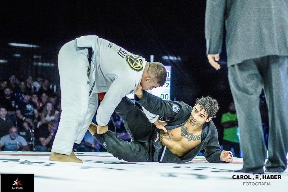 Leandro Lo em ação no BJJ Stars.
