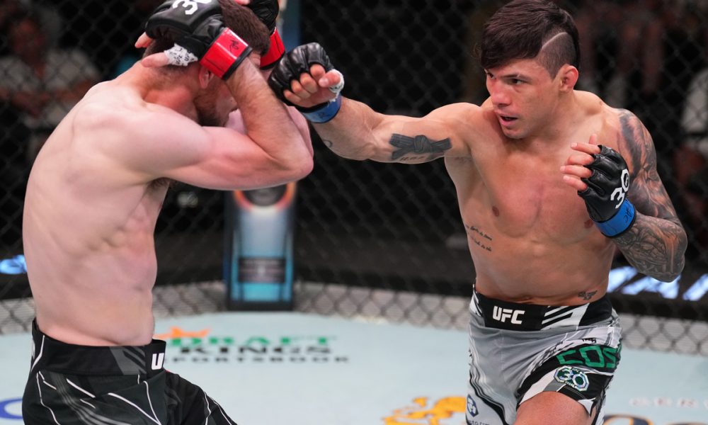 Alessandro Costa brilha e vence a primeira no UFC; Lucas e Nikolas são derrotados