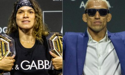 Amanda Nunes é campeã do UFC e Charles Do Bronx é ex-detentor do cinturão da companhia
