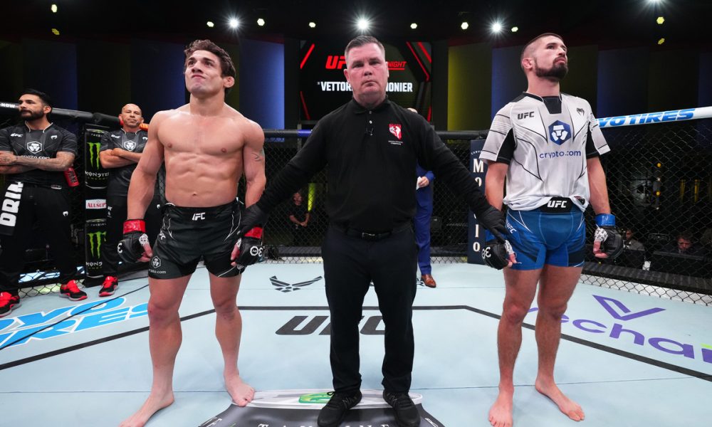 Chama o VAR! Causos de juízes roubam a cena no card preliminar do UFC Vegas 75