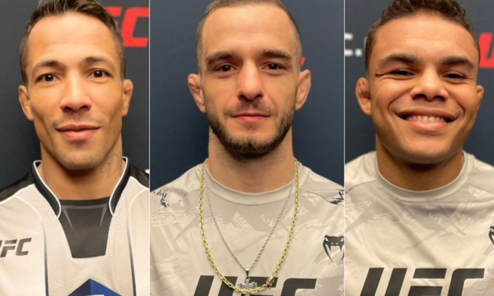 Joaquim Silva, Lucas Almeida e Nikolas Motta são três dos representantes do Brasil no UFC Vegas 75