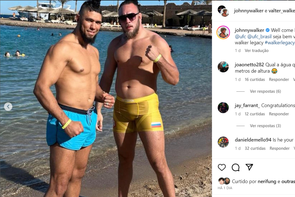 Valter Walker (à direita) é a mais nova contratação do UFC