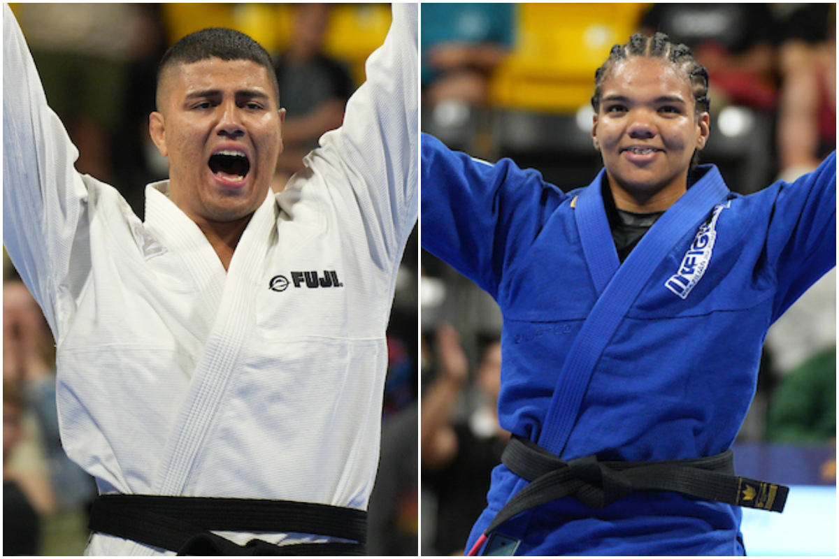 Victor Hugo e Gabi Pessanha comemoram feitos no Mundial de 2023.