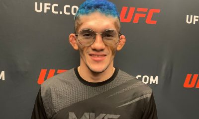 Melquizael Costa no media day do UFC Vegas 77.