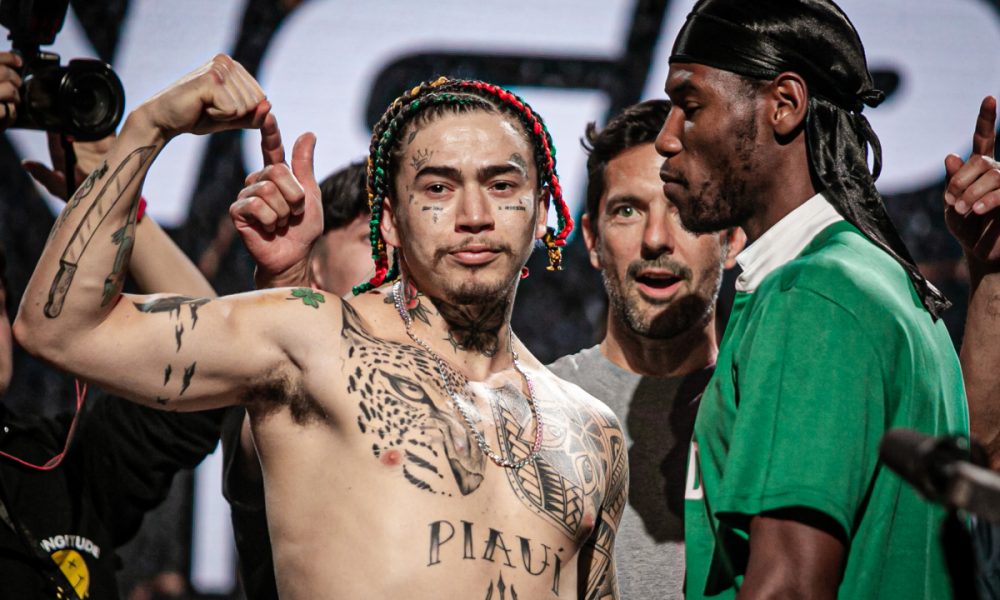 Whindersson Nunes faz encarada com King Kenny antes de luta no High Stakes.