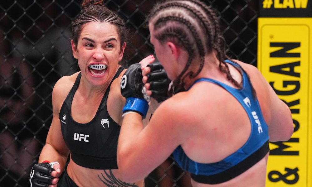 Norma Dumont relembra momento em que colocou a rival para correr no octógono