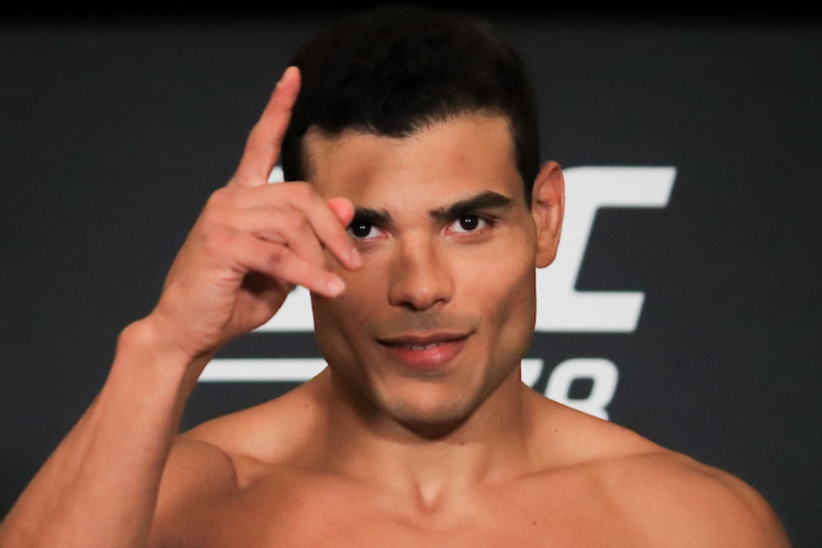 Paulo Borrachinha é um dos principais lutadores brasileiros no MMA