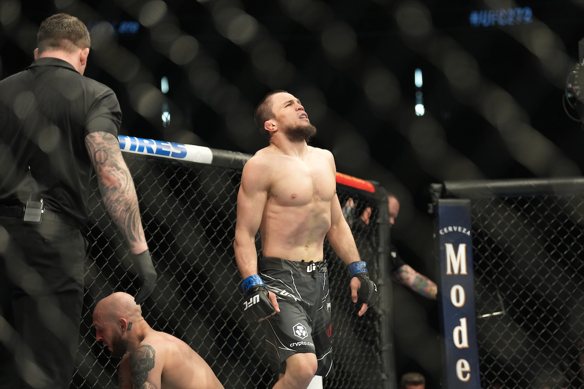 Umar Nurmagomedov em ação no Ultimate
