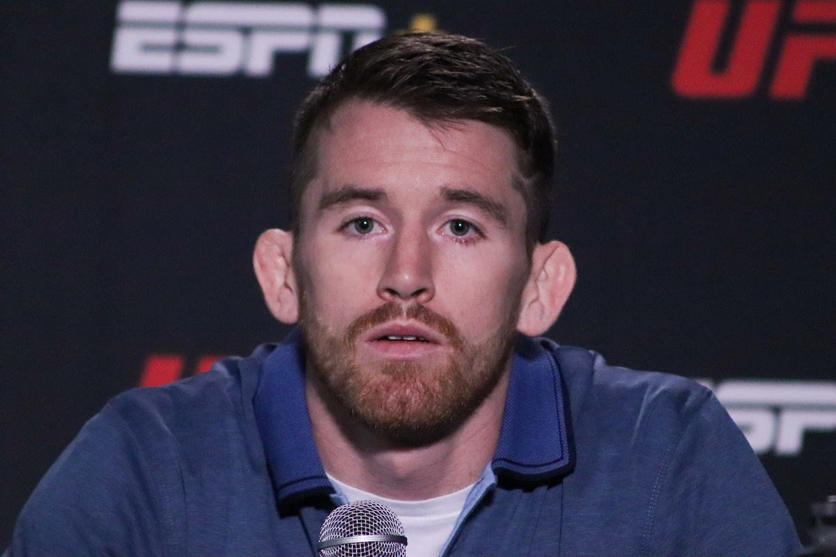 Cory Sandhagen participa do media day do UFC Vegas 32.