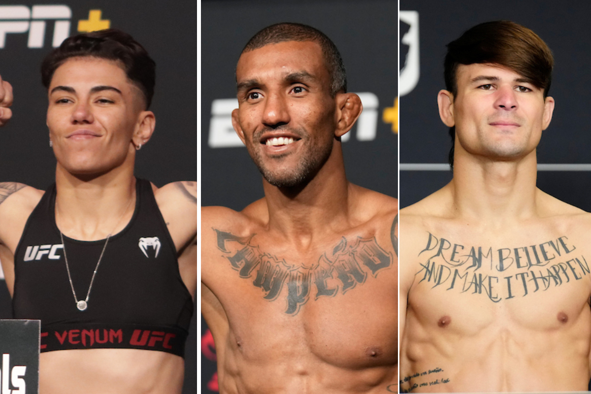 Jéssica Andrade, Raoni Barcelos e Diego Lopes entram em ação no UFC Nashville.