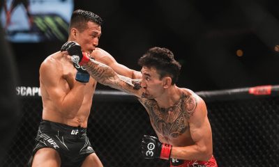 Max Holloway e Chan Sung Jung fizeram a Luta da Noite no UFC Singapura.