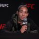 Taila Santos no media day do UFC Vegas 43.
