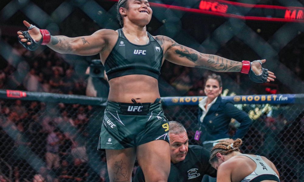 Karine Silva finalizou Maryna Moroz no UFC 292