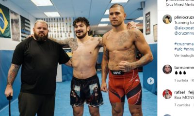 Alex Poatan e Dillon Danis treinaram juntos mais uma vez.