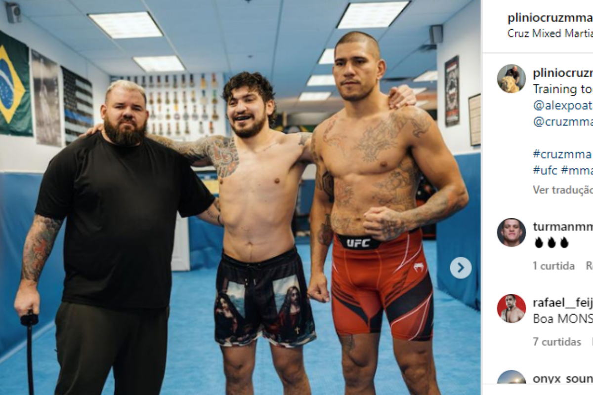 Alex Poatan e Dillon Danis treinaram juntos mais uma vez.