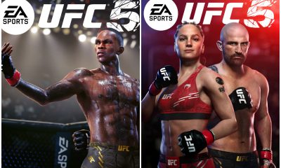 Astros do UFC estampam a capa do novo game da companhia.