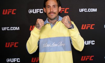 Marlon Vera posa para foto após dar entrevista para a Ag Fight