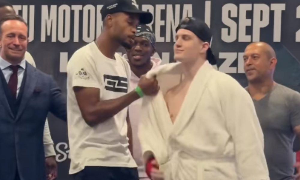 Provocador, rival tira filho de Anderson Silva do sério antes de luta de boxe; veja