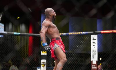 Bobby Green comemora vitória sobre Grant Dawson no UFC Vegas 80.