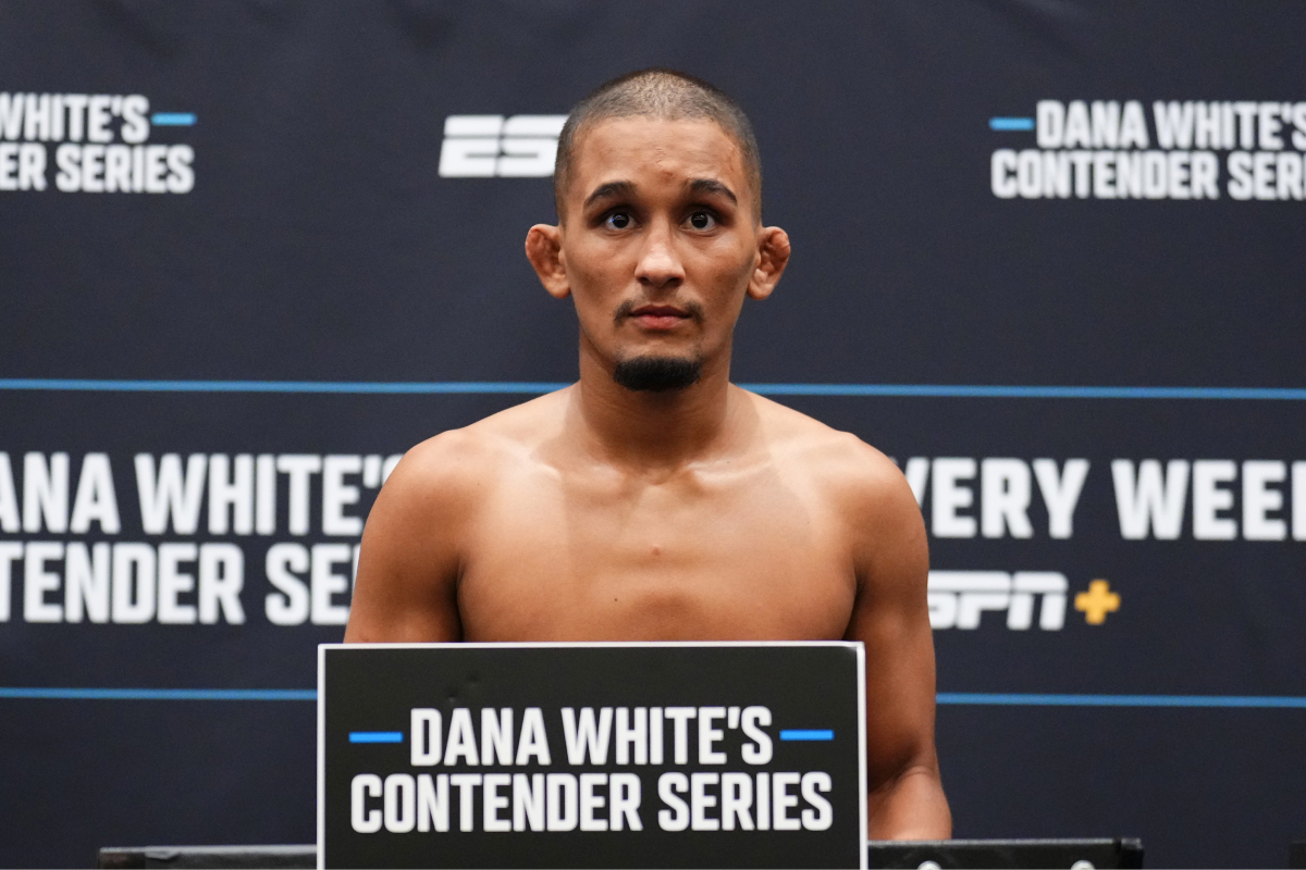 Lucas Rocha falhou na balança da pesagem do Contender Series.
