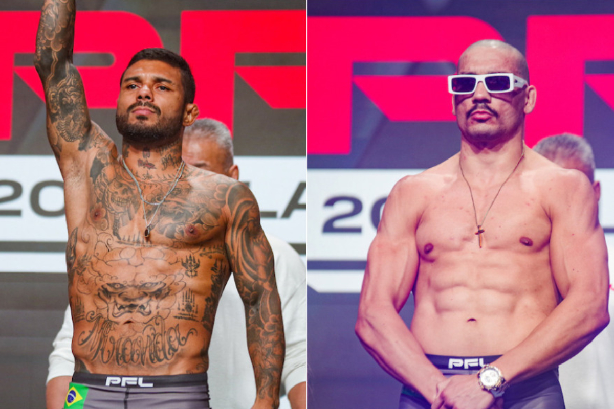 Bruno Miranda e Carlos Leal atual no peso-leve e nos meio-médios da PFL, respectivamente