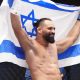 Michel Pereira carrega a bandeira de Israel no UFC Vegas 81