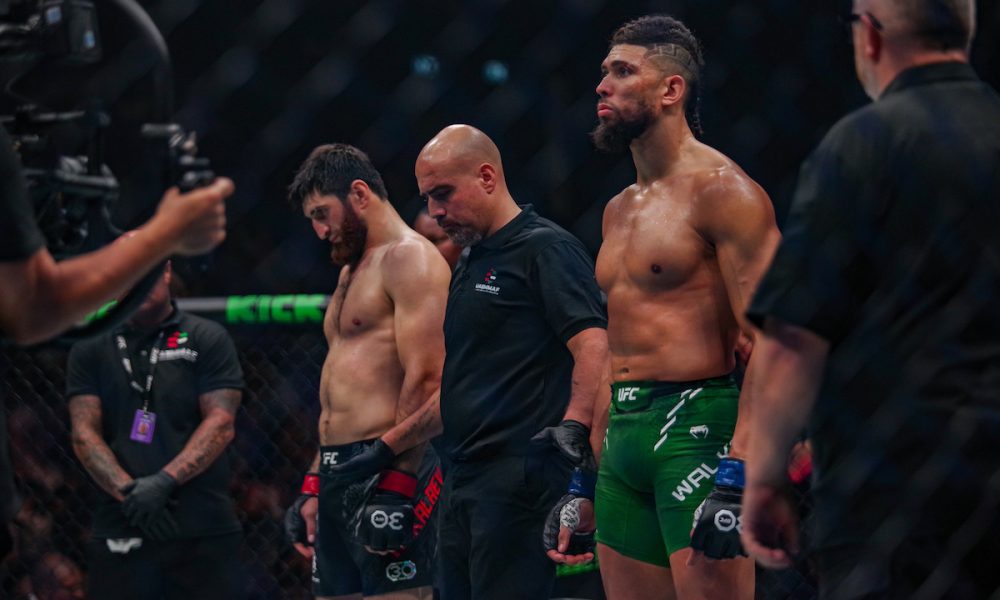 Johnny Walker vs Ankalaev termina sem resultado após interrupção médica polêmica