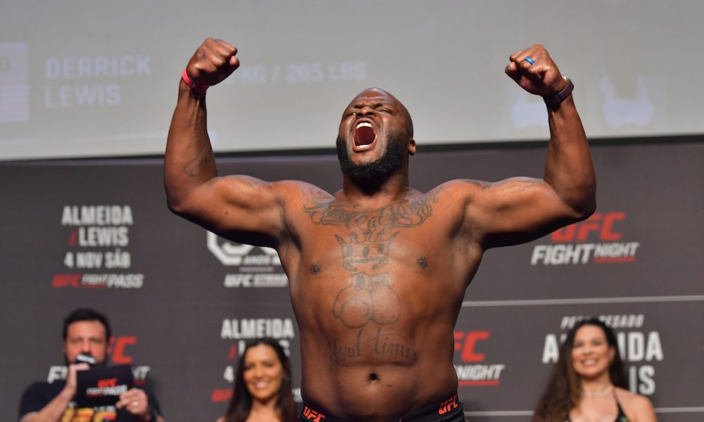 Zé Colmeia sucumbe a poder de nocaute e vira mais uma vítima de Derrick Lewis no UFC