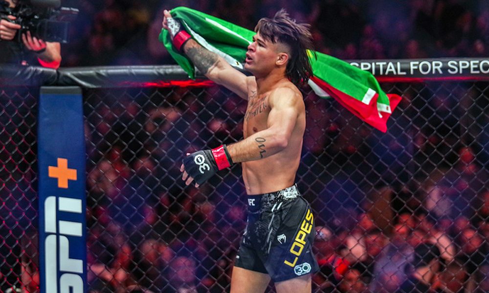 Diego Lopes lamenta ausência no ranking dos penas do UFC: “Mostrei o suficiente”