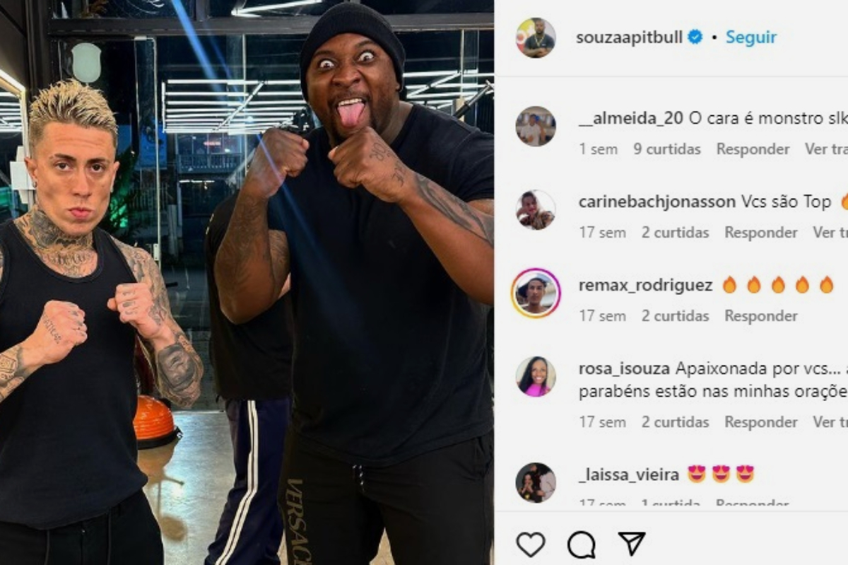 Alexandre Pitbull trabalha como segurança do MC Daniel