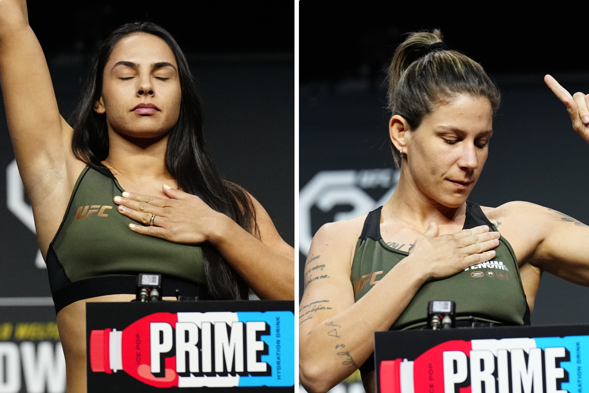 Ariane Lipski e Karol Rosa foram premiadas com bônus de performance no UFC 296.