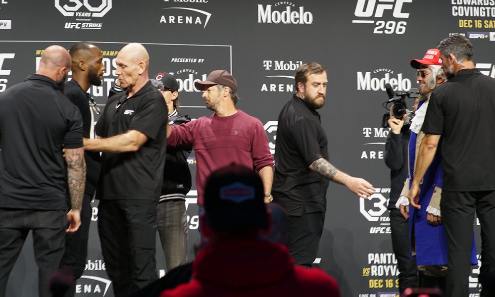 Colby Covington cita pai morto Leon Edwards e confusão toma conta de coletiva