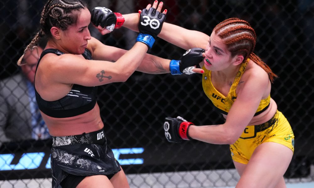 Em duelo de estreantes brasileiras, Talita Alencar vence Rayanne Amanda no UFC Vegas 83