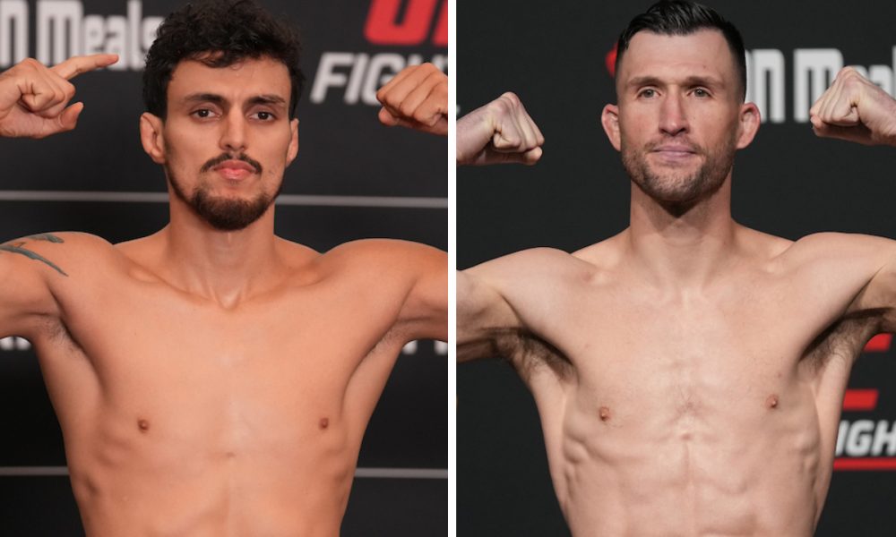 Ricardo Carcacinha e Julian Erosa se enfrentam no UFC no dia 23 de março.