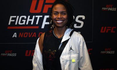 Luana Dread posa para fotos após conceder entrevista para a reportagem da Ag Fight