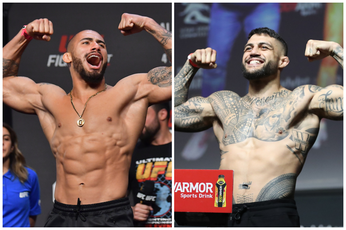 Vitor Petrino e Tyson Pedro foram escalados para se enfrentarem no UFC