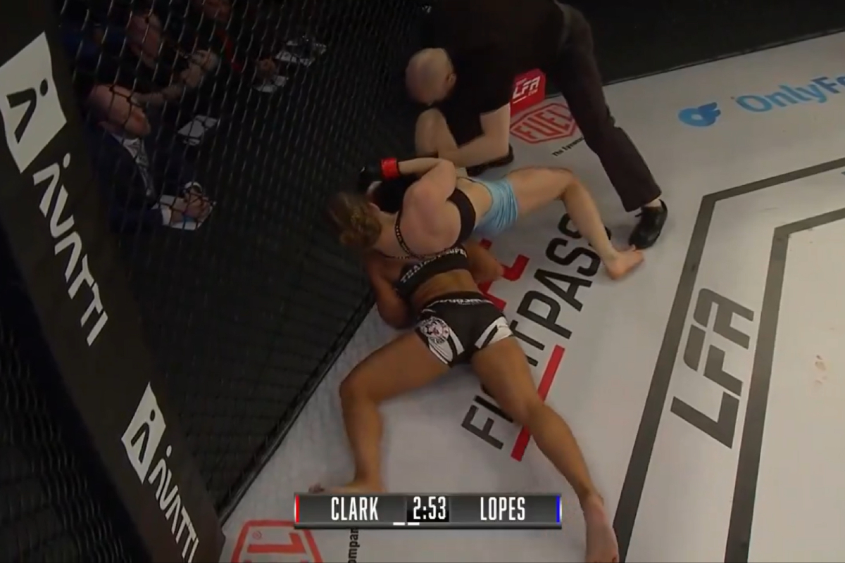 Thaiany Lopes se urinou ao ser estrangulada no LFA.